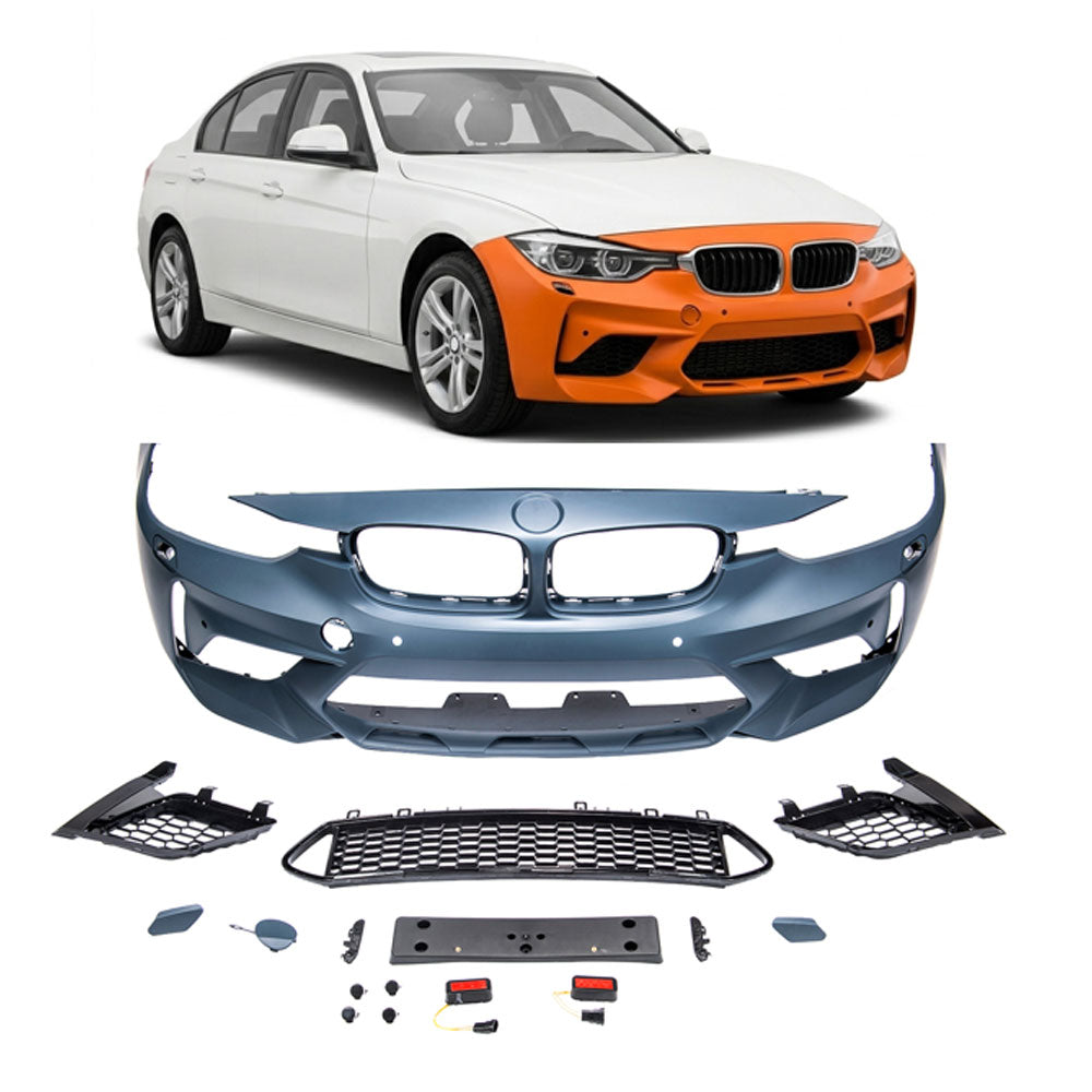 Frontstoßstange mit PDC mit SRA passend für BMW 3er F30 F31 2011-2018 – Ansicht 1