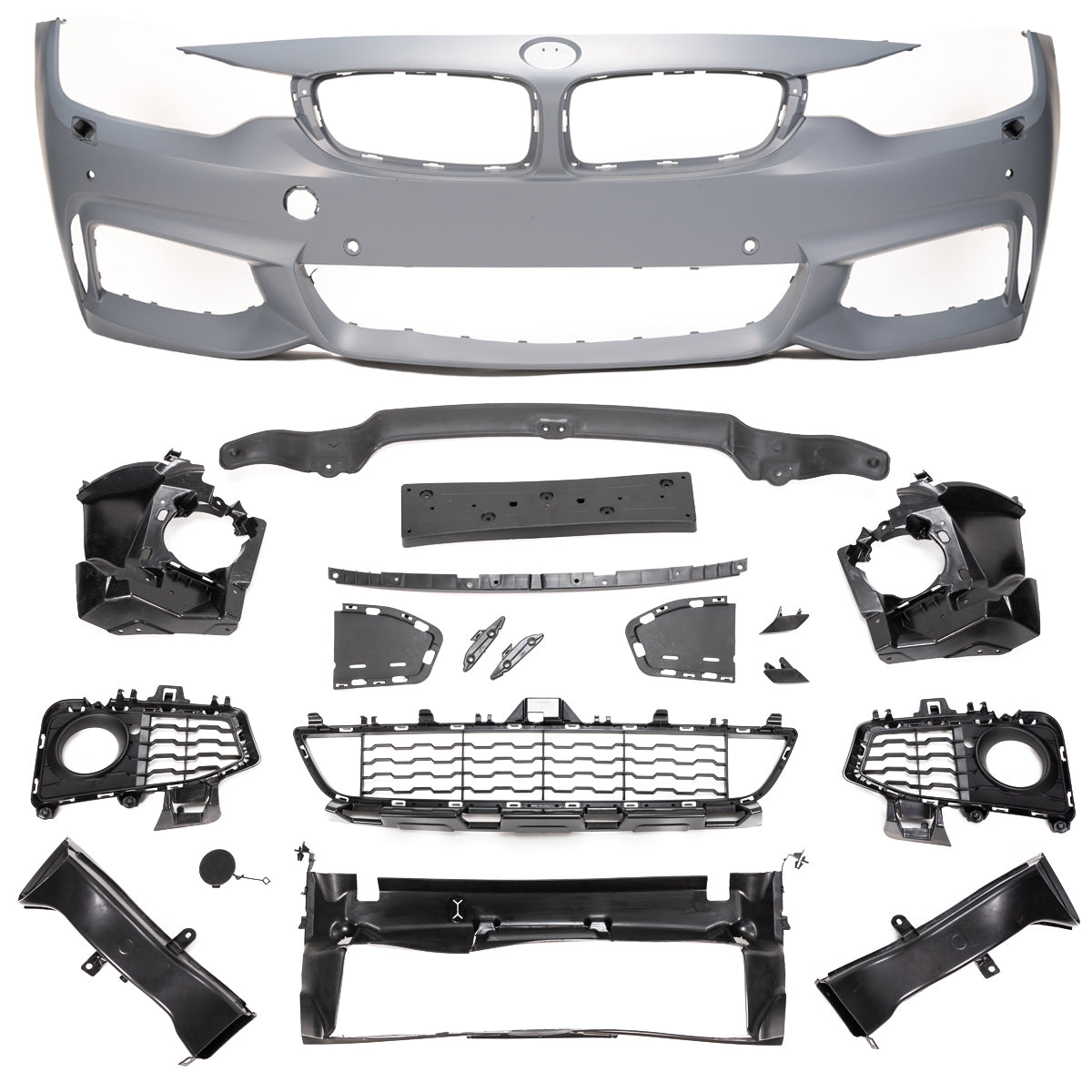 Frontstoßstange M-Tech mit PDC mit SRA passend für BMW 4 Series F32 F33 F36 2013-2020 – Ansicht 1
