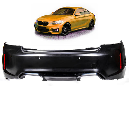 Heckstoßstange mit PDC mit Diffusor passend für BMW 2 Series F22 F23 2014-2021 – Ansicht 1