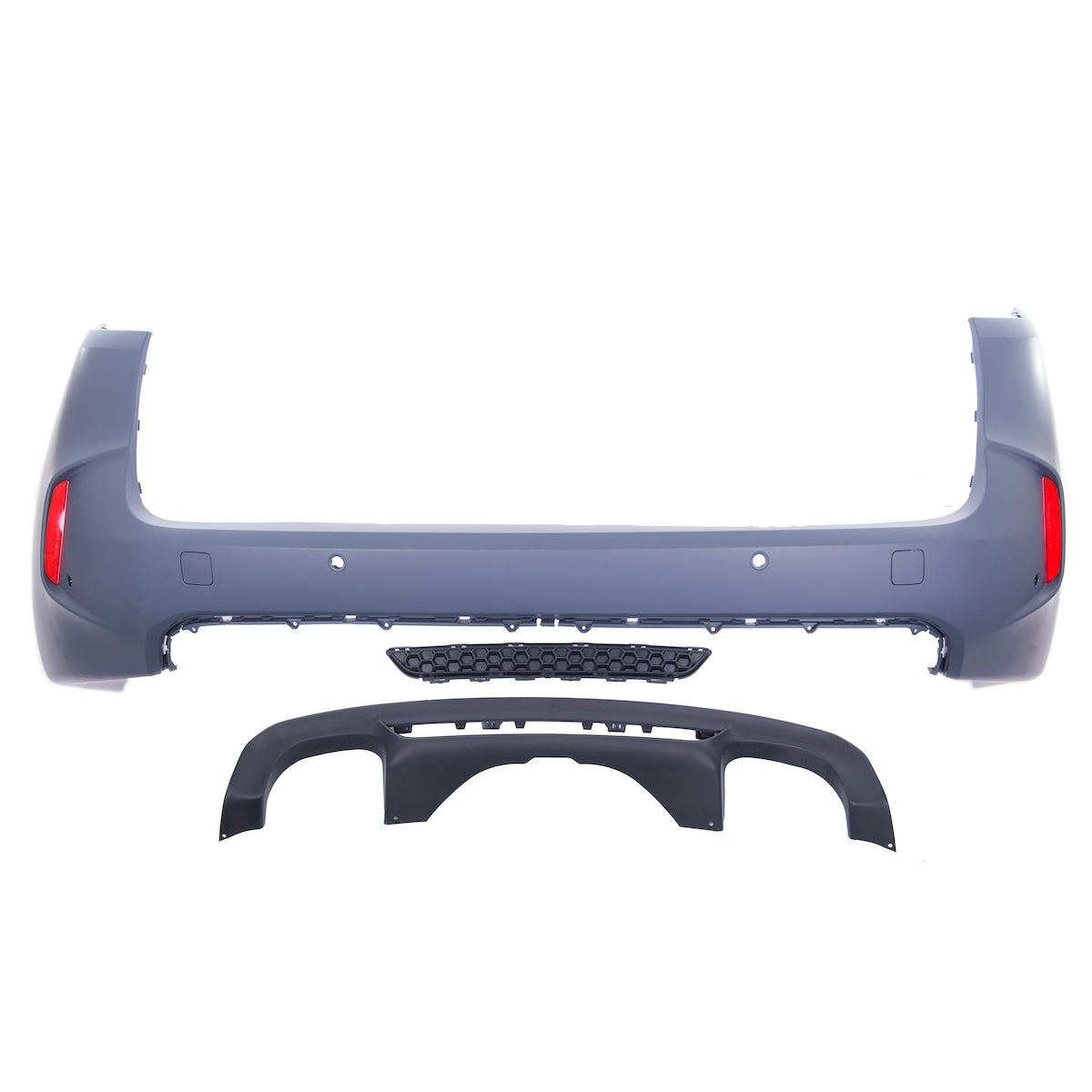 Heckstoßstange mit PDC mit Diffusor passend für BMW X5 F15 2013-2018 – Ansicht 2