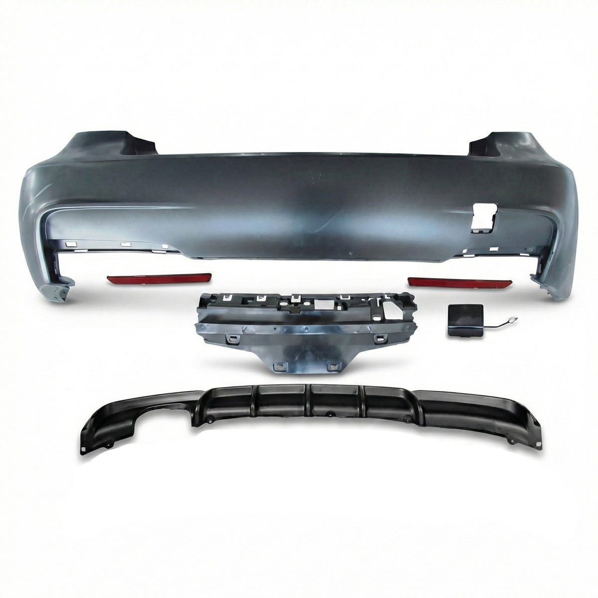 Heckstoßstange M-Tech ohne PDC passend für BMW 3er F30 Limousine 2012-2018 – Ansicht 1