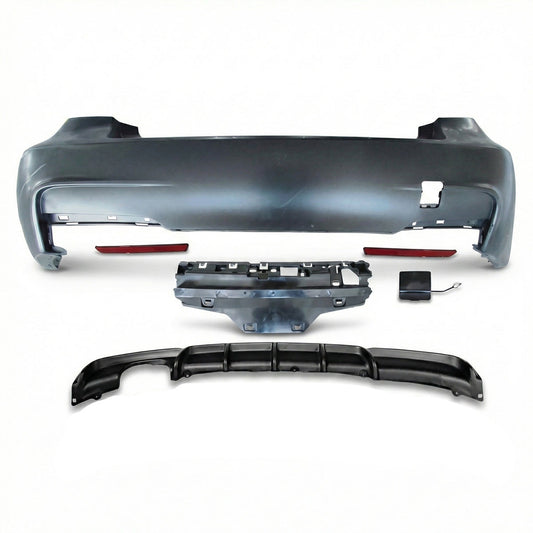 Heckstoßstange M-Tech ohne PDC passend für BMW 3er F30 Limousine 2012-2018 – Ansicht 1