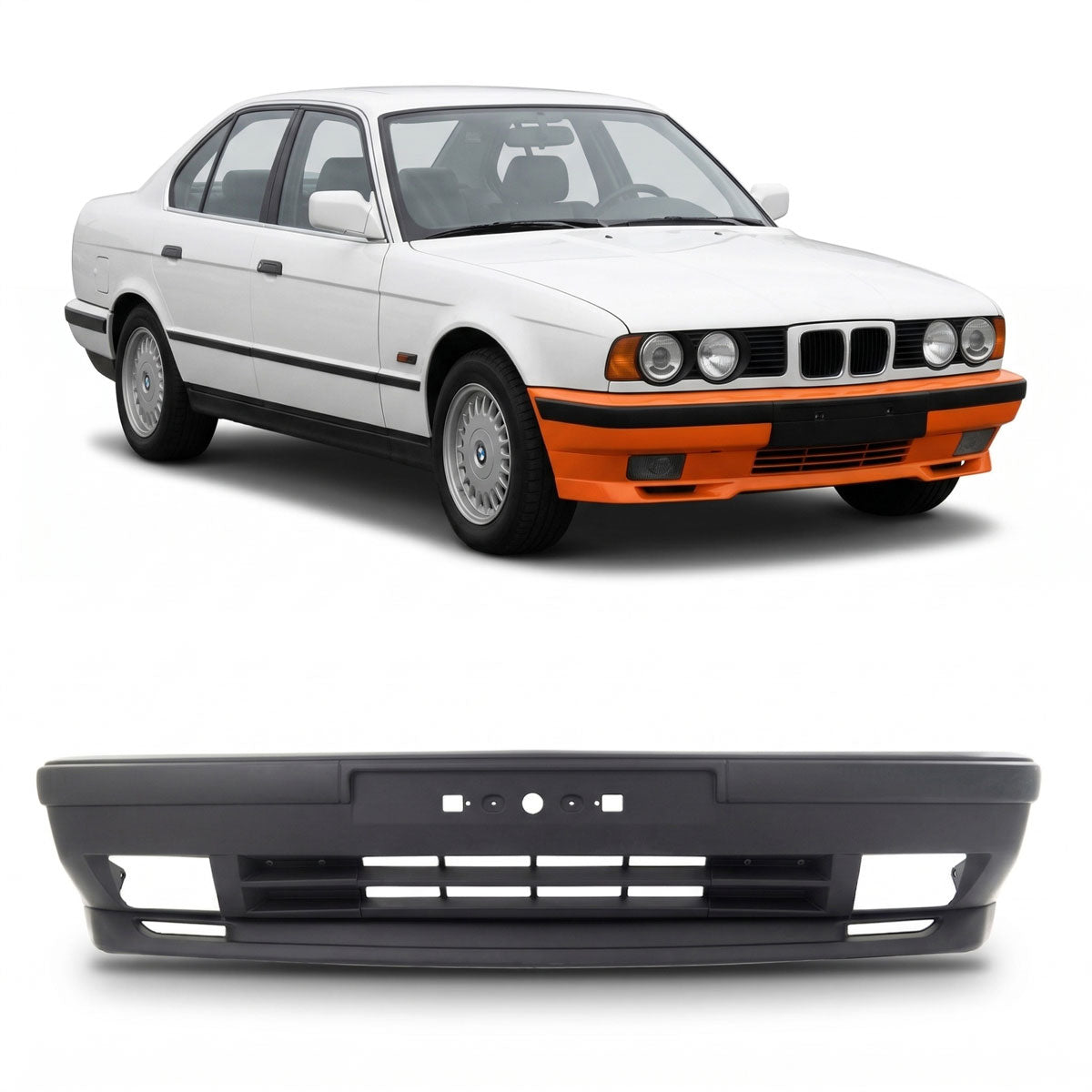Frontstoßstange passend für BMW 5er E34 Limousine Touring 1987-1997 – Ansicht 1