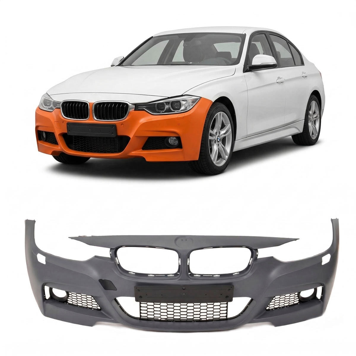 Frontstoßstange ohne PDC passend für BMW 3er F30 F31 2012-2018 – Ansicht 1