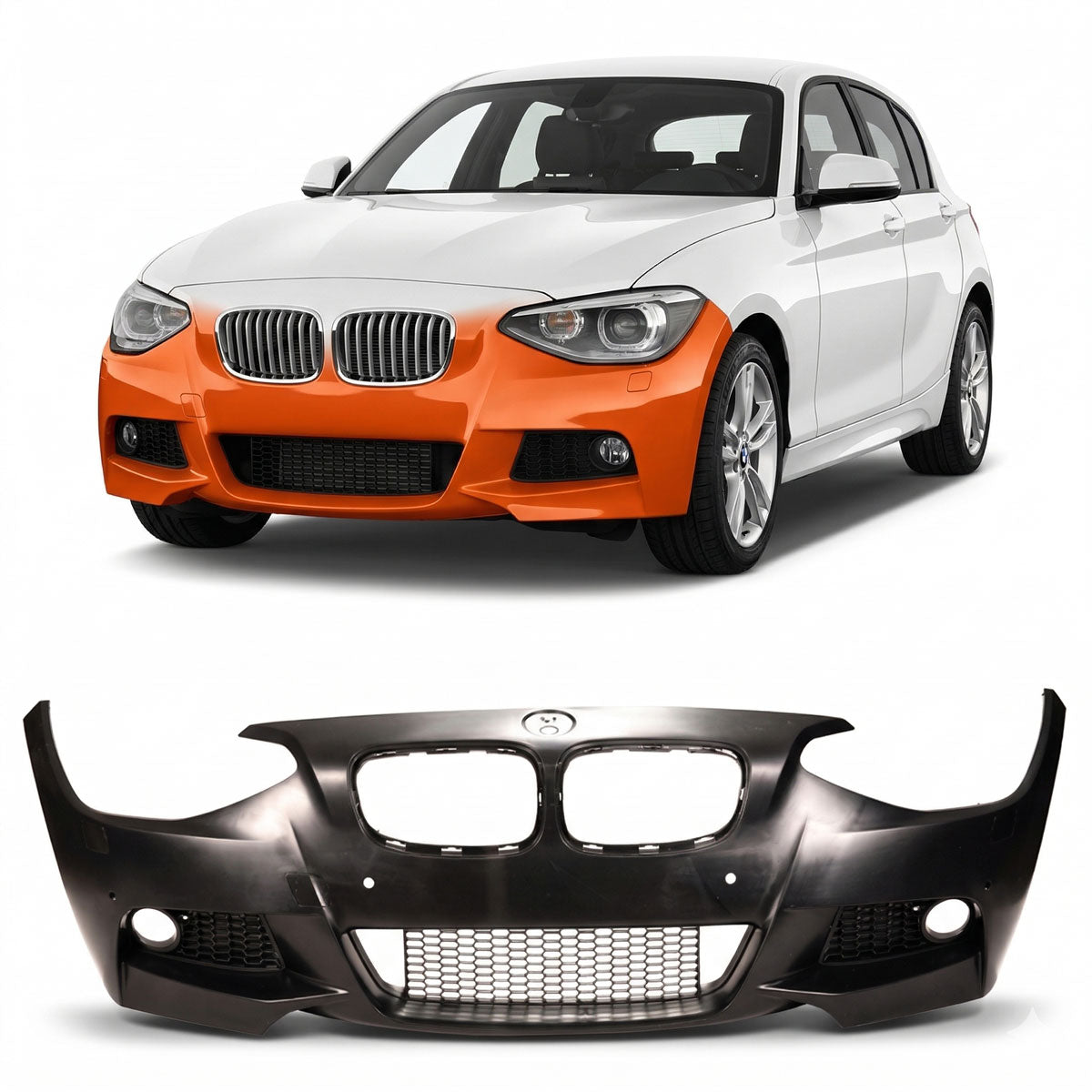 Frontstoßstange M-Tech passend für BMW 1er (F20 F21) 2011-2015 – Ansicht 1