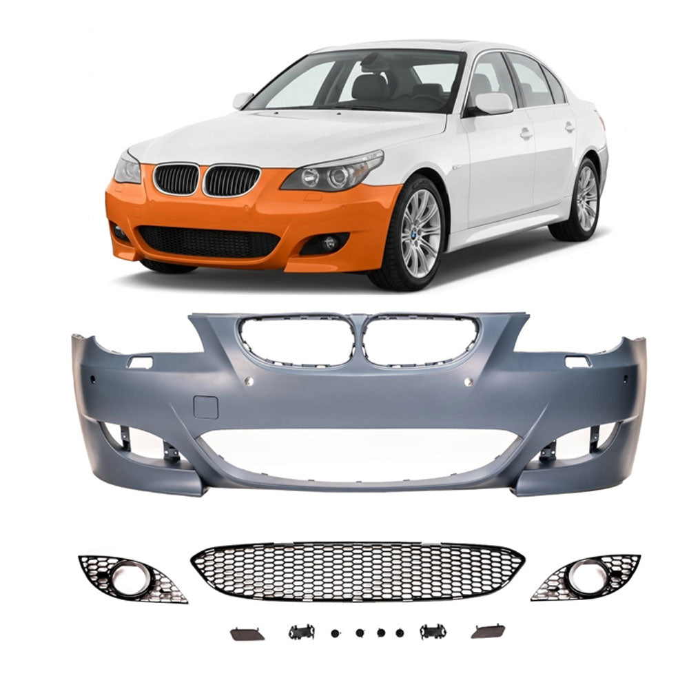 Frontstoßstange mit PDC mit SRA passend für BMW 5er E60 E61 2003-2007 – Ansicht 1
