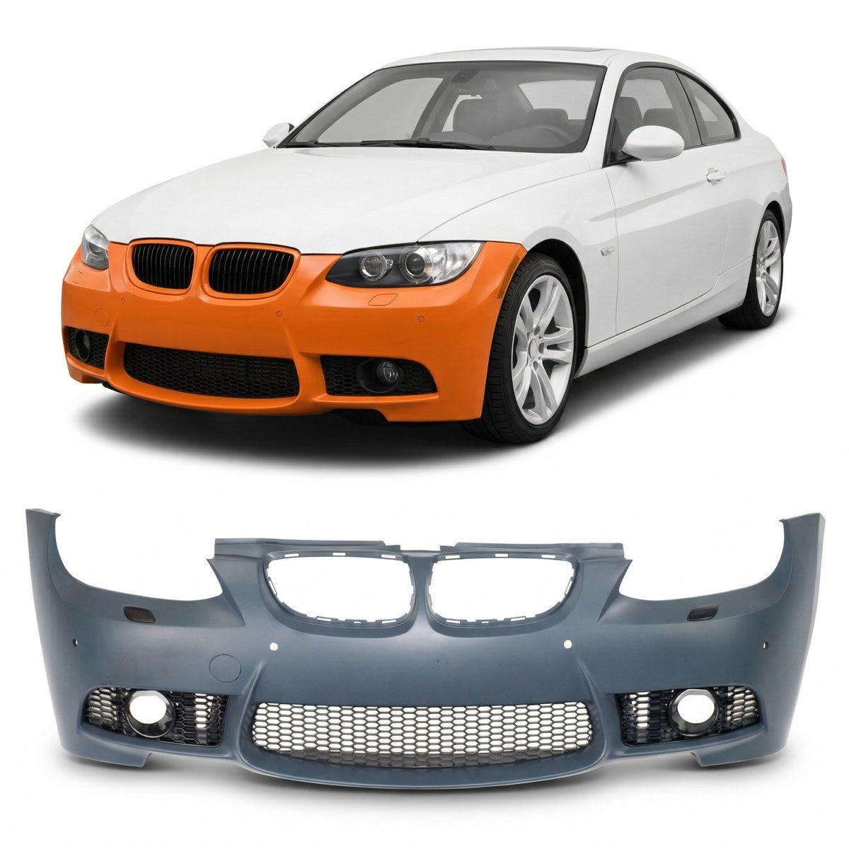 Frontstoßstange mit PDC mit SRA passend für BMW 3er E92 E93 2006-2010 – Ansicht 1