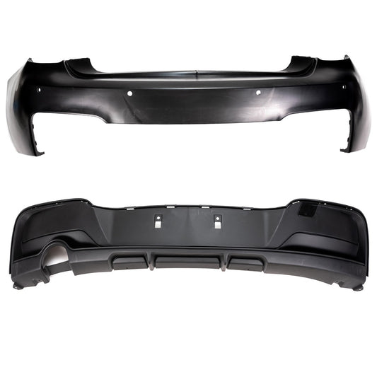 Heckstoßstange M-Tech mit PDC passend für BMW 1 (F20 F21) Schrägheck 2011-2015 – Ansicht 1