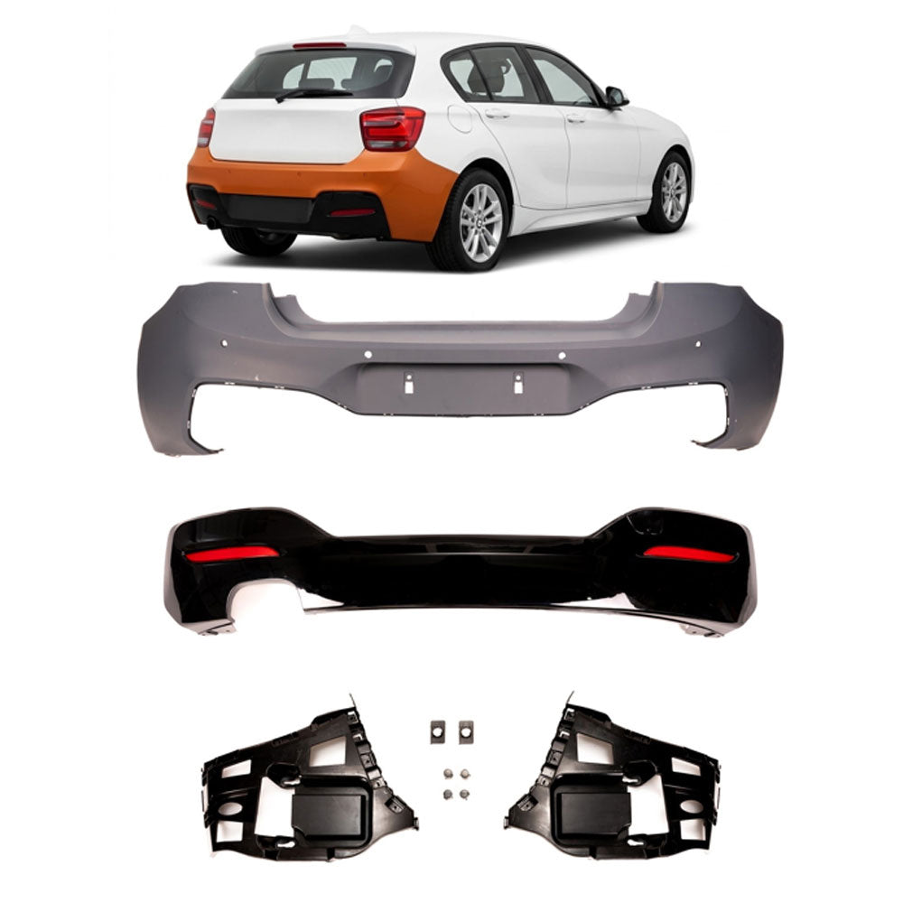 Heckstoßstange mit PDC passend für BMW 1er F20 2015-2019 – Ansicht 1