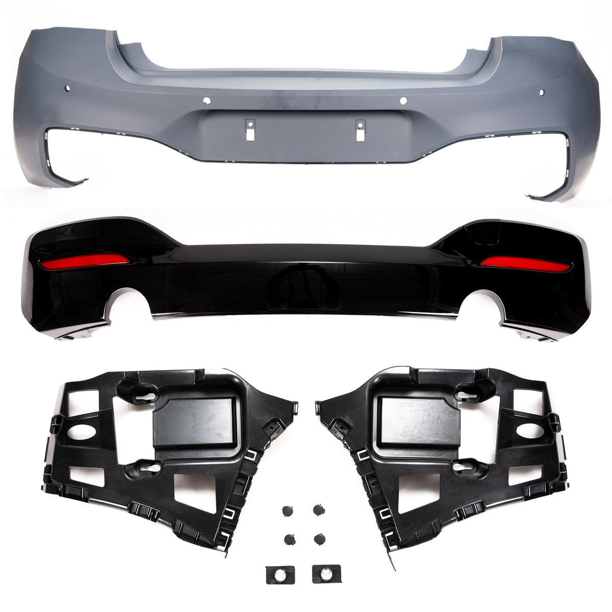 Heckstoßstange mit PDC passend für BMW 1er F20 2015-2019 – Ansicht 1