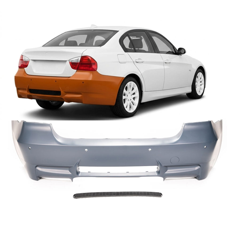 Heckstoßstange mit PDC passend für BMW 3er (E90) Limousine 2005-2011 – Ansicht 1