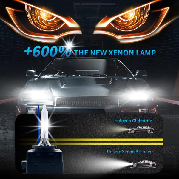 Xenon Brenner 2x D1S Auto Scheinwerfer 35W BLACK passend für BMW 7er F01 - F04 12V Birne