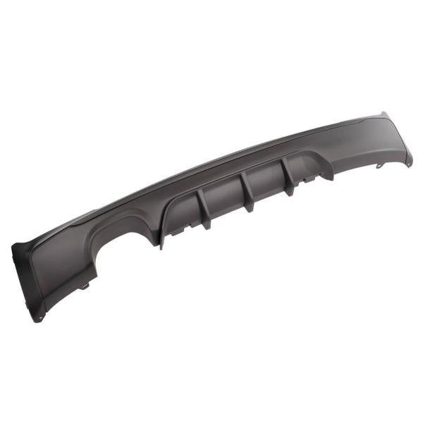 Heckansatz Heckspoiler Diffusor passend für BMW F22 Coupe F23 Cabrio für M-Paket 2-Rohr