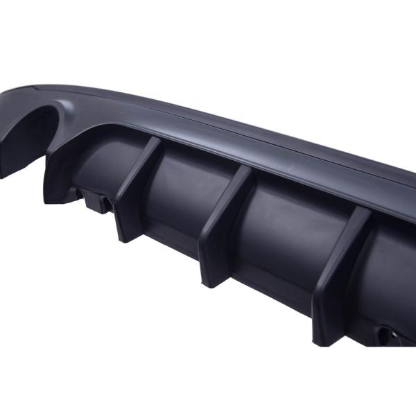 Heckansatz Heckspoiler Diffusor passend für BMW F22 Coupe F23 Cabrio für M-Paket 2 Rohr