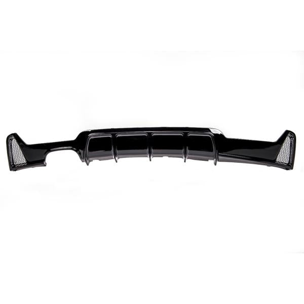 Sport Performance Heckdiffusor 2-Rohr schwarz glanz passend für BMW F32 F33 F36 M-Paket