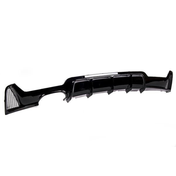 Sport Performance Heckdiffusor 2-Rohr schwarz glanz passend für BMW F32 F33 F36 M-Paket