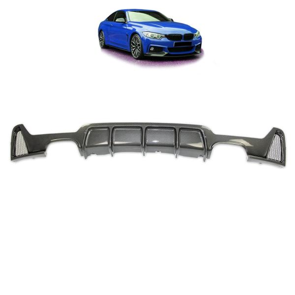 Heckdiffusor Sport-Performance Carbon Look passt passend für BMW F32 F33 F36 M-Paket