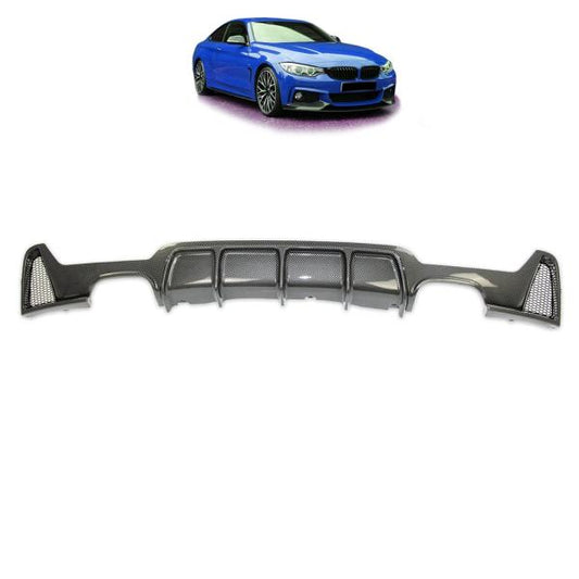 Heckdiffusor Sport-Performance Carbon Look passt passend für BMW F32 F33 F36 M-Paket