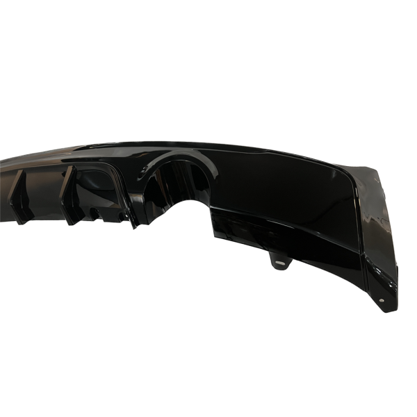 Heckansatz Heckspoiler Diffusor passend für BMW F22 Coupe F23 Cabrio für M-Paket 2 Rohr