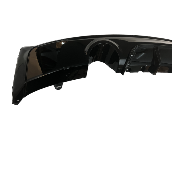 Heckansatz Heckspoiler Diffusor passend für BMW F22 Coupe F23 Cabrio für M-Paket 2 Rohr