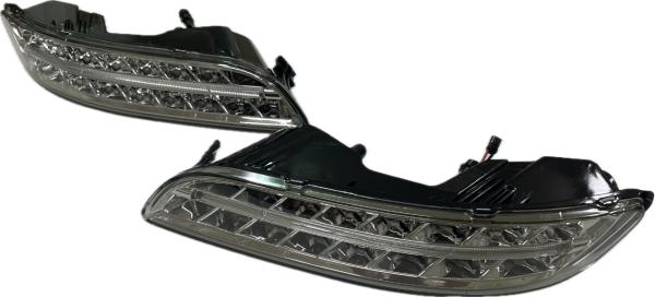 LED BLINKER + NEBEL OPTIK passend für PORSCHE 911 997 CHROM FACELIFT 04-08