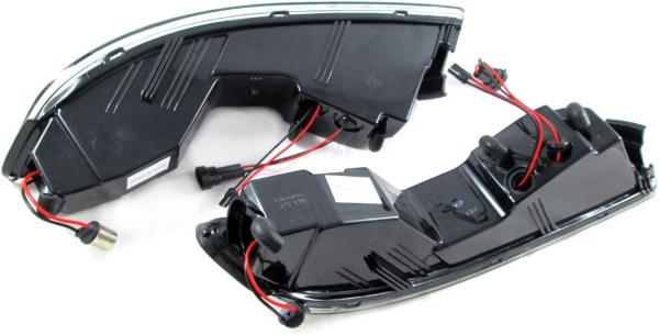 LED BLINKER + NEBEL OPTIK passend für PORSCHE 911 997 CHROM FACELIFT 04-08