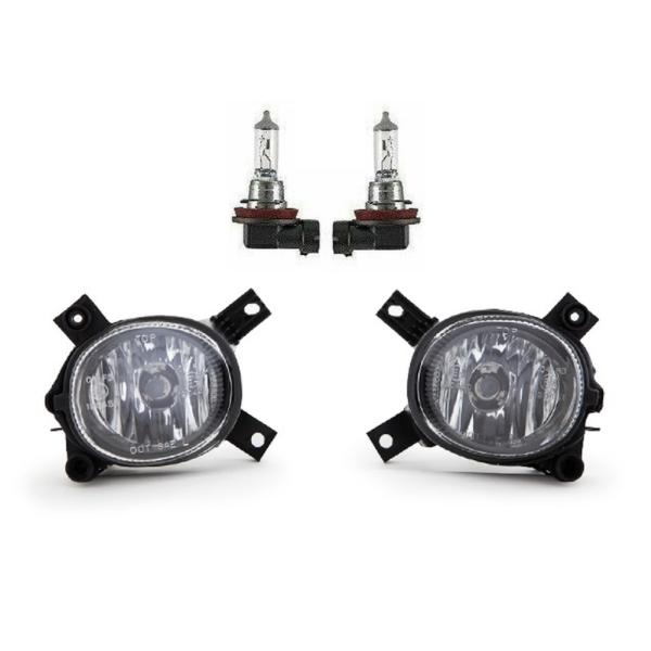 Set Nebelscheinwerfer Smoke klar +H11 passt passend für Audi A3 8P 03-12 A4 8E B7 04-