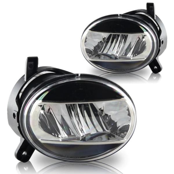 Set VOLL LED Nebelscheinwerfer Chrom passend für Audi A4 B8 07-11 A6 4F 08-11 Q5 8R