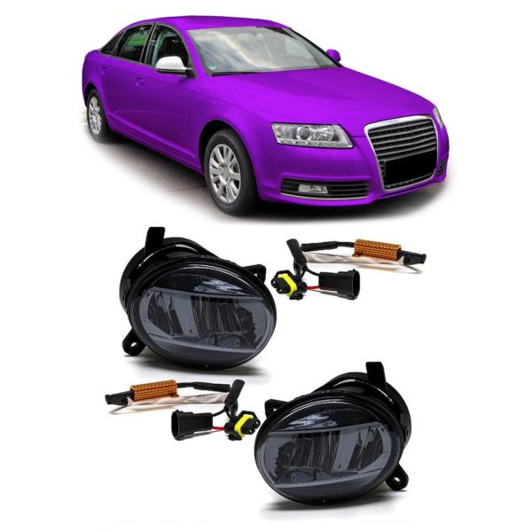 VOLL LED Nebelscheinwerfer Smoke Set passend für Audi Q5 8R alle Modelle ab 2008