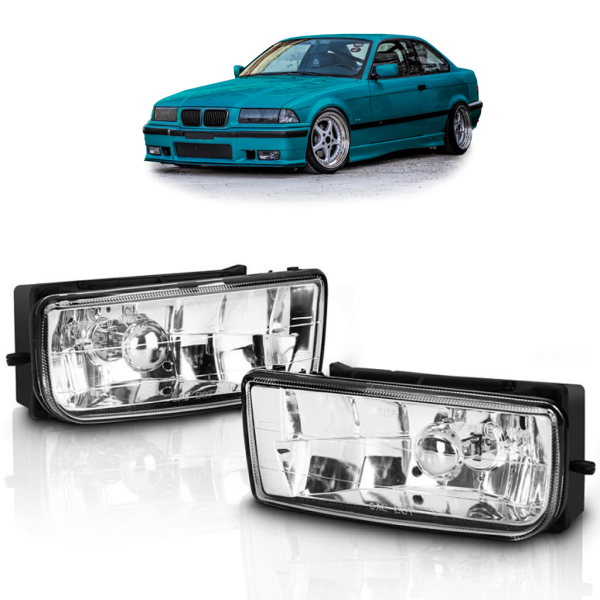 Set Nebelscheinwerfer klar Rauchglas passt für alle Typen passend für BMW E36 91-99