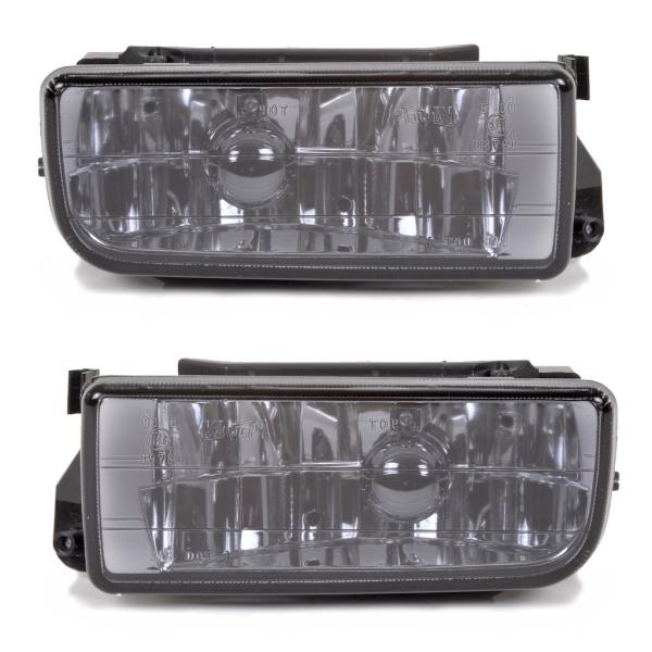 Set Nebelscheinwerfer Schwarz Smoke Rauchglas passt für alle Typen passend für BMW E36 91-99