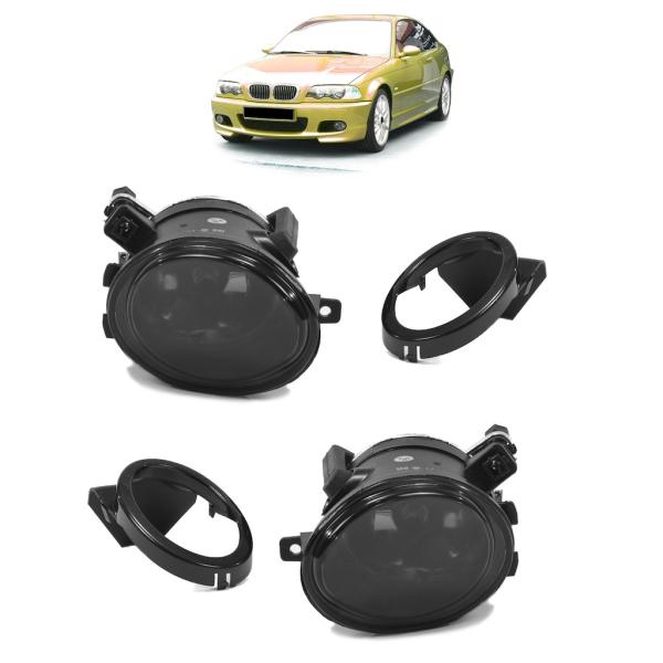 Set Nebelscheinwerfer Set Smoke Schwarz Set passt passend für BMW E46 E39 M Paket M3 M5