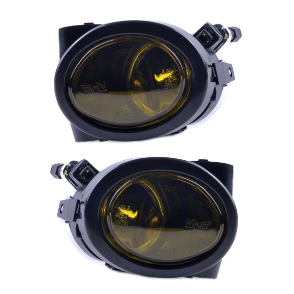 Nebelscheinwerfer Set passend für BMW E46 E39 M Paket Technik M3 M5 Klarglas Gelb+HB4