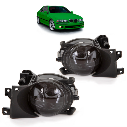 Nebelscheinwerfer Set +HB4 passend für BMW E39 SERIE Smoke Schwarz Facelift ab 2000-2004