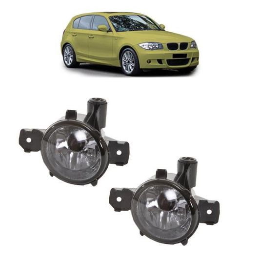 Klarglas Nebelscheinwerfer Schwarz Smoke passend für BMW E81 E87 X3 E83 X5 E70