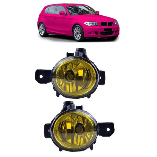 Klarglas Nebelscheinwerfer gelb passend für BMW E81 E87 X3 E83 X5 E70