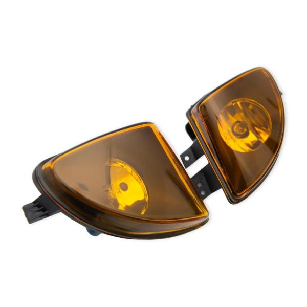 Set Nebelscheinwerfer Klarglas gelb H8 passend für BMW F10 F11 ab 2010-2013