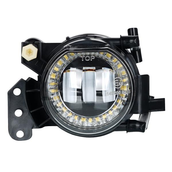 LED Nebelscheinwerfer Set passend für BMW 5er E60 / E61 03-07, 3er E90 / 91 04-12, 3er E46 Coupe/Cabrio 03-07 schwarz/klar