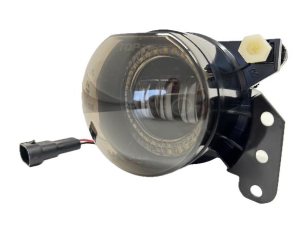 LED Nebelscheinwerfer Set passend für BMW 5er E60 / E61 03-07, 3er E90 / 91 04-12, 3er E46 Coupe/Cabrio 03-07 schwarz/rauch