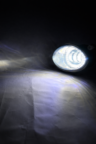 LED Nebelscheinwerfer Set passend für BMW 5er E39 95-04 , 3er E46 Coupe/Cabrio/Lim/Touring 98-07 schwarz/rauch (M-Paket)