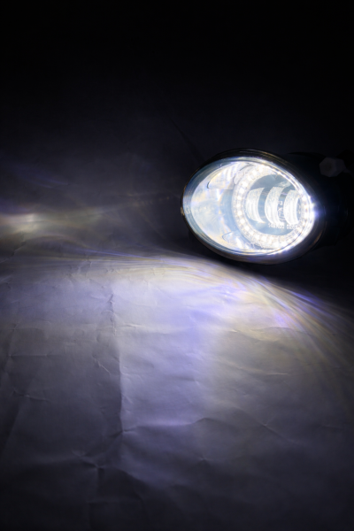 LED Nebelscheinwerfer Set passend für BMW 5er E39 95-04 , 3er E46 Coupe/Cabrio/Lim/Touring 98-07 schwarz/rauch (M-Paket)