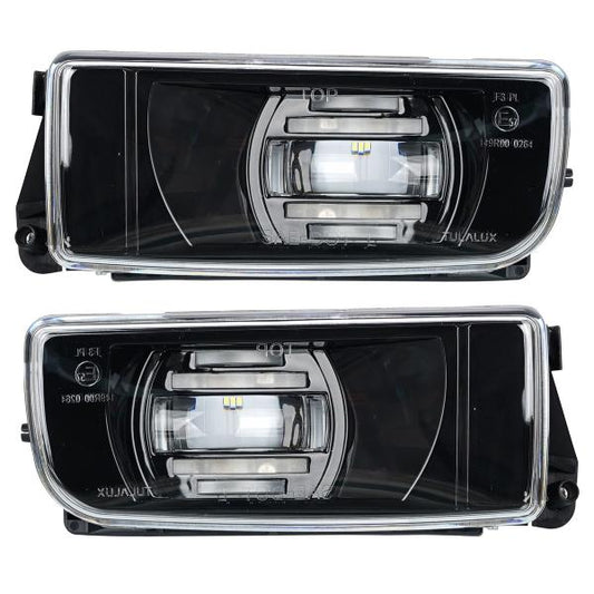 LED Nebelscheinwerfer Set passend für BMW 3er E36 Coupe/Cabrio/Lim/Touring 90-99 schwarz/klar (auch "M")