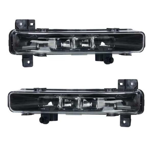 LED Nebelscheinwerfer/Tagfahrlicht Set passend für BMW 5er G30/G31 Lim.+Tour. 16+ / 6er G32 17+ schwarz/chrom/klar