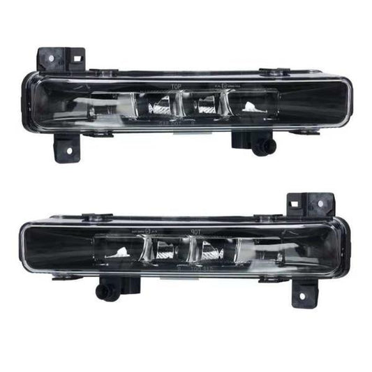 LED Nebelscheinwerfer/Tagfahrlicht Set passend für BMW 5er G30/G31 Lim.+Tour. 16+ / 6er G32 17+ schwarz/chrom/klar