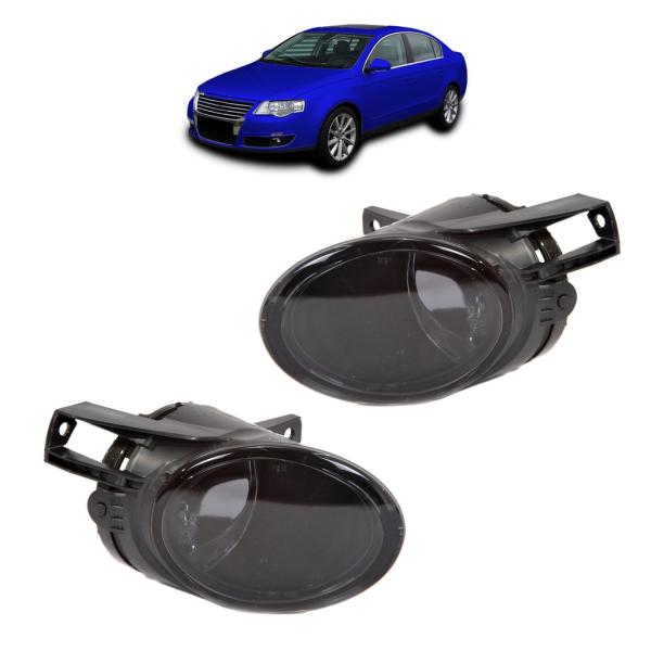 SET Nebelscheinwerfer Smoke Schwarz LI+RE passend für VW Passat 3C Modelle + HB4 Birnen