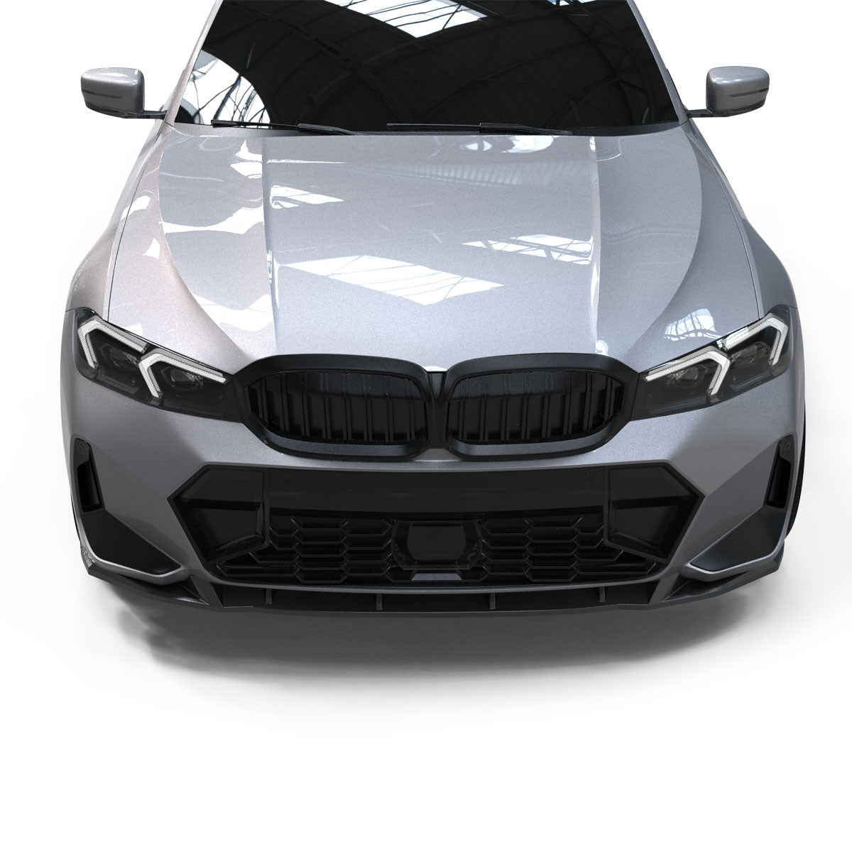 Frontsplitter passend für BMW 3er G20 G21 M-Paket Facelift 2022+ – Ansicht 3