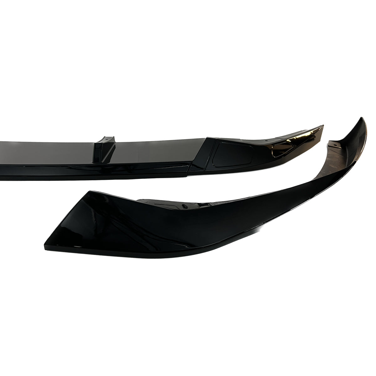 Frontspoiler schwarz glänzend passend für BMW 5er G30 G31 2020-2023 – Ansicht 4