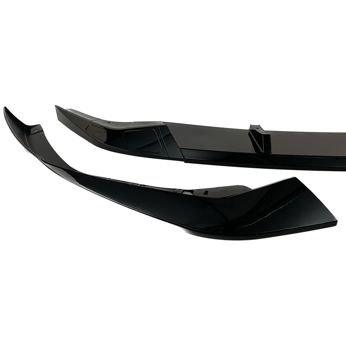 Frontspoiler schwarz glänzend passend für BMW 5er G30 G31 2020-2023 – Ansicht 5
