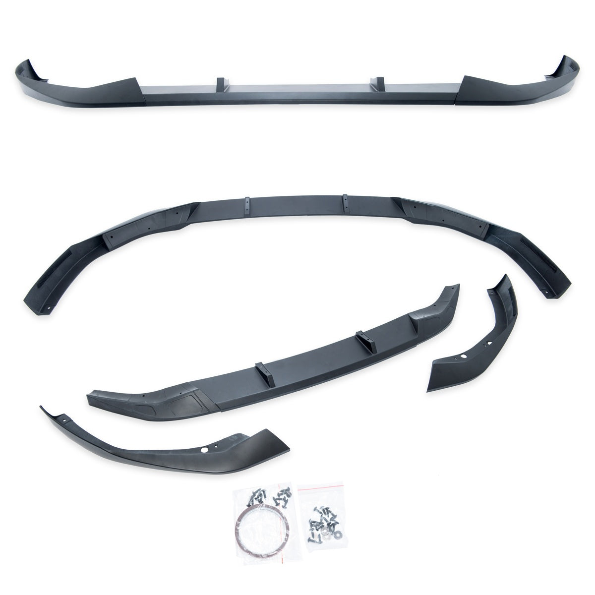 Frontspoilerlippe mattschwarz passend für BMW 5er G30 G31 2021-2023 – Ansicht 2