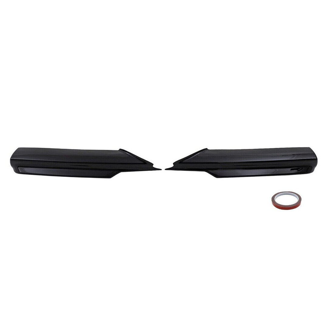 Frontspoiler schwarz glänzend passend für BMW 3er E90 E91 2005-2008 – Ansicht 2